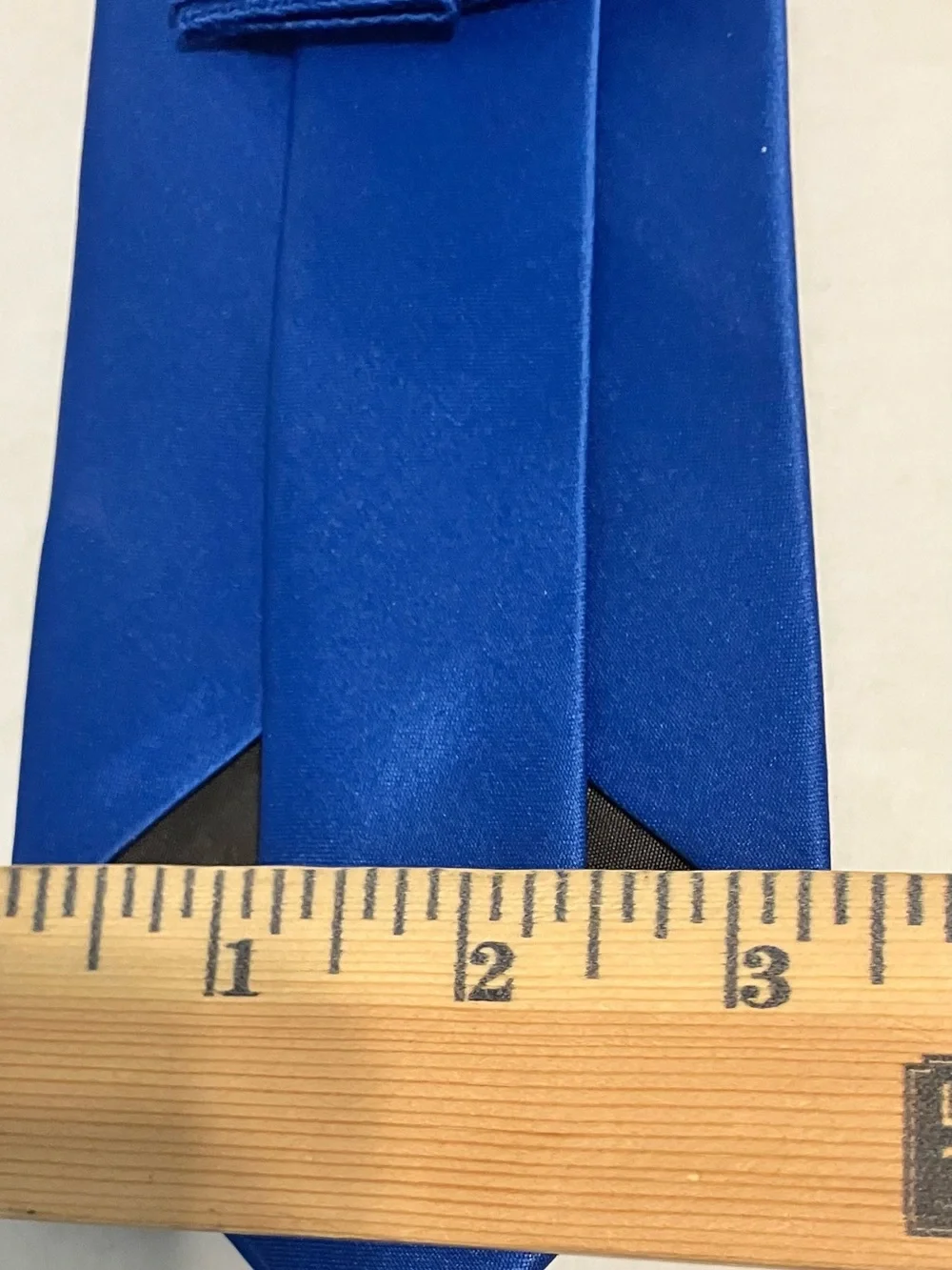St. Patrick Royal Blue Satin Tie